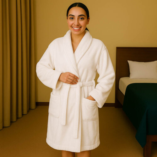 Халаты, полотенца и тапочки для отелей