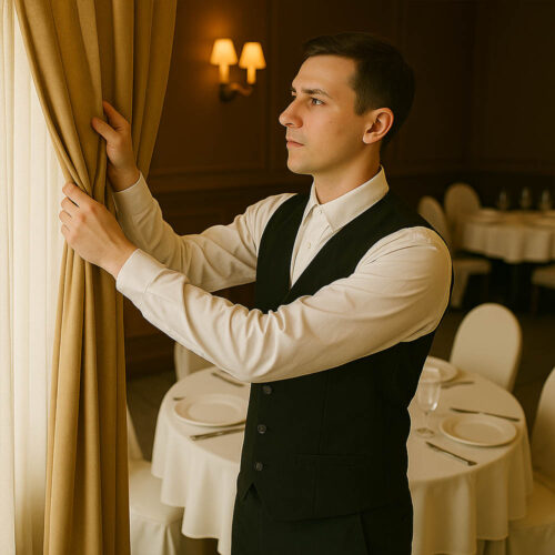 Шторы для ресторанов: модели, ткани и критерии выбора