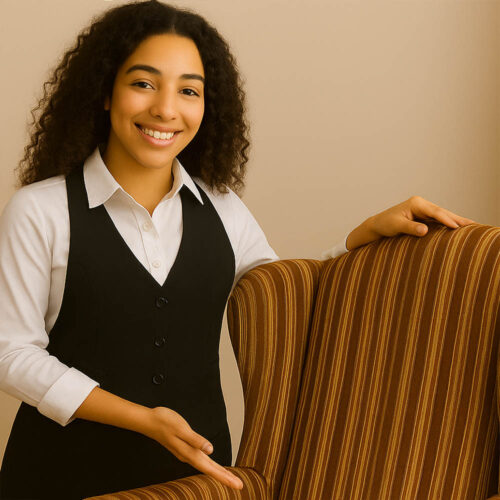 Обивка мебели в ресторанах Казахстана из специализированных материалов