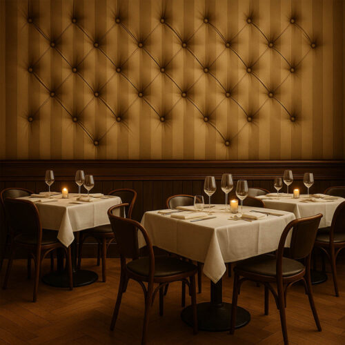 Текстильная драпировка ресторана: от выбора ткани до пожарной безопасности
